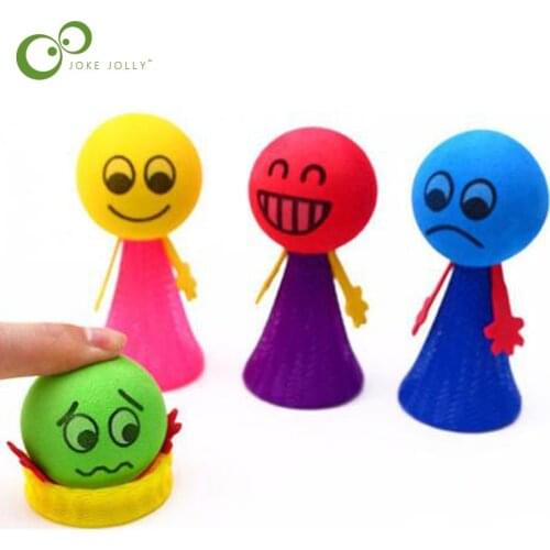 5Pcs Kids Jump Bounce Elf Fly Man Fiddle Fidget Children Adult Funny Sensory Toy Kid Child Gift ZXH