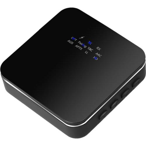 Bluetooth Transmitter Receiver Adapter Optical Digital 3.5mm Aux RCA Long Range For TV PC 66x66x20mm