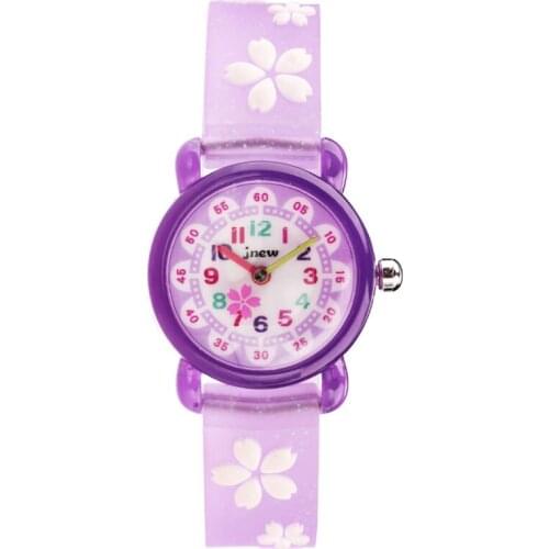 2020 Childrens Watch Waterproof Lovely Transparent Cherry Blossom Student Quartz Watch Birthday Gift Clock Boy Sports Watches