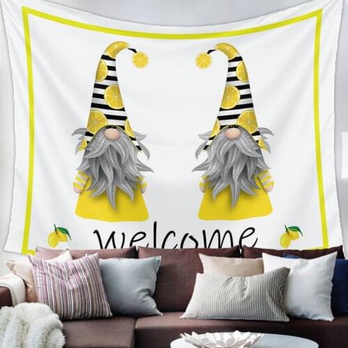 Farmhouse Dwarf Fruit Lemon Tapestry Bedroom Home Decoration Wall Blanket Tapestry Bedroom Wall Hanging Yoga Mat