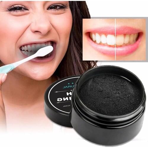 Dropshipping Charcoal Teeth Whitening Powder Activated Coconut Charcoal Teeth Whitening Charcoal Powder Oral Hygiene