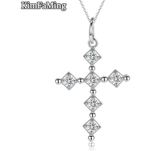 2020 Fashion Jewelry Women Cross Pendant Unique female Necklace Jewelry P111