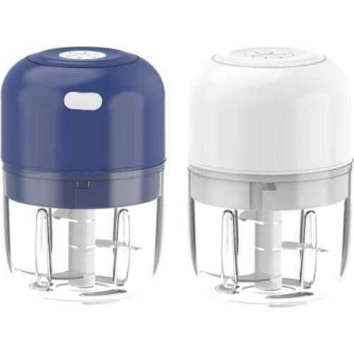 Electric Mini Garlic Chopper,250ML Food Processor for Ginger Meat,Waterproof Garlic for Chili,Veggie Chopper