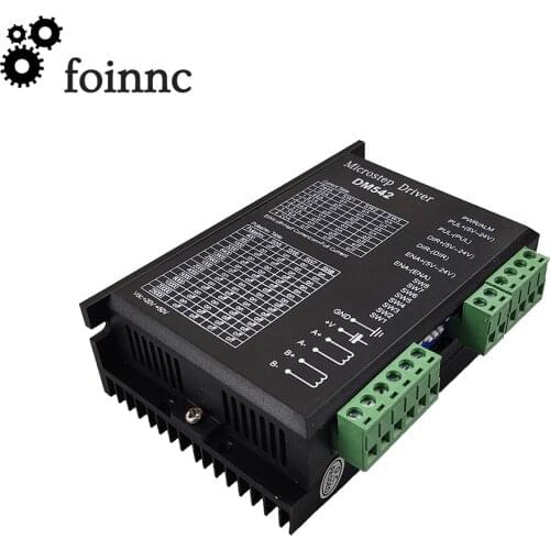 DM542 Stepper Motor Controller Leadshine 2-phase Digital Stepper Motor Driver 18-48 VDC Max. 4.2A for 57 86 Series Motor