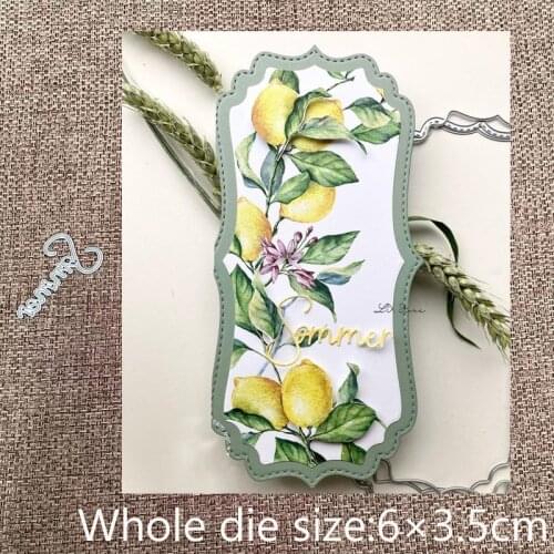 XLDesign Craft Metal stencil mold Cutting Dies German summer decoration scrapbook die cuts Album Paper Card Craft Embossing