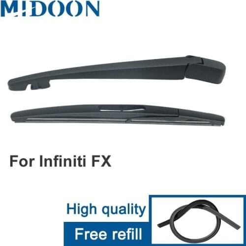 MIDOON Rear Wiper Arm & Rear Wiper Blade for Infiniti FX 35 FX45 2003 2005 2004 2006 2007 2008 Car Rear Windscreen Accessories