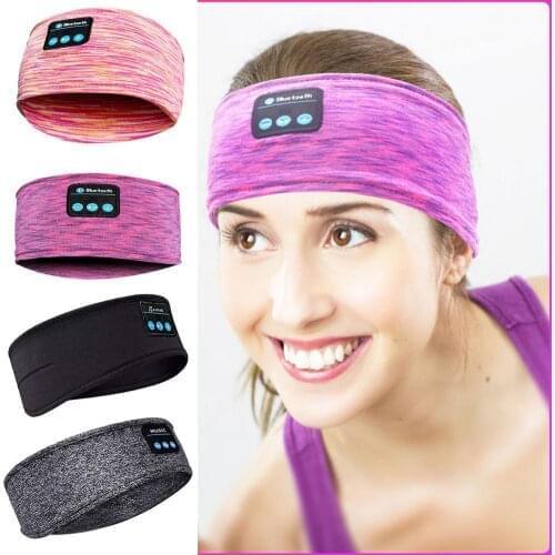 Music Headband Wireless Bluetooth 5.0 Headphone Headband Sports Yoga Fitness Running Stereo Earphone Sleep Headset Headscarf