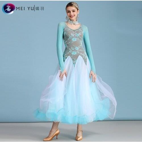 New ballroom dance competition dress for woman waltz dresses standard dance dress women ballroom dress MY826