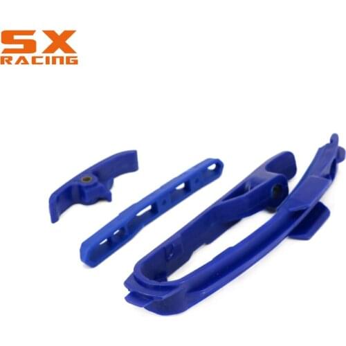 Rubber Chain Slider Swingarm Guide With Brake Hose Clamp For Husqvarna FC FE TC TE 125 250 450 501 FC250 FE450 TC125 TE250 16-18