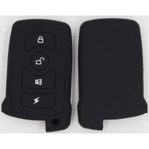KAPU silicone case car key for BMW z3 Z4 E65 E66 E67 E68 X3 X4 X5 X7 730 740 750 key cover cap 4 buttons key holder for shell