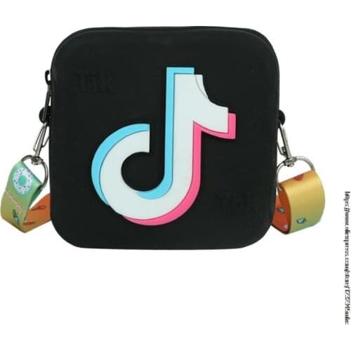 Tik Tok cartoon parent-child one-shoulder diagonal bag childrens fashion toddler backpack baby cute outing mini backpack