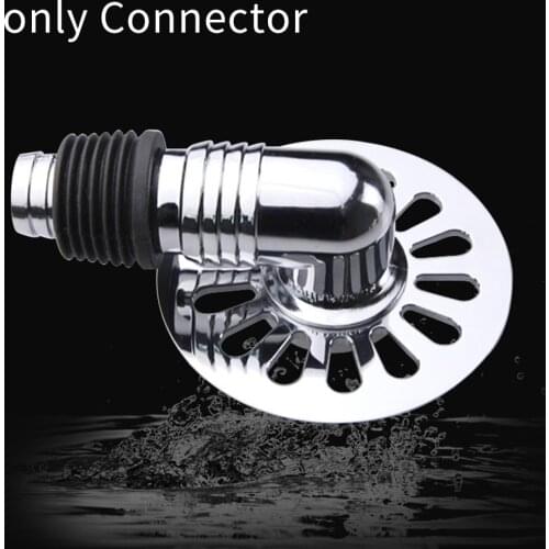 Floor Drain Joint Washing Machine Special Elbow Universal Fit Dishwasher Connector Sewer Chrome Plated Accessories Snap Adapter