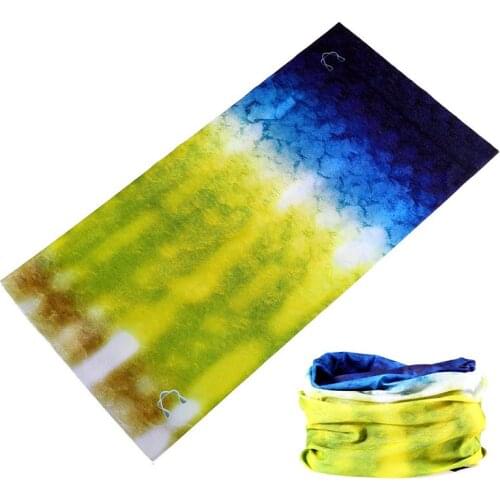 Vintage Fish Scale Printing Head Scarf Cycling Bandana Magic Tube Headbands For Women Men Buffe Headscarf Running Snood Baff