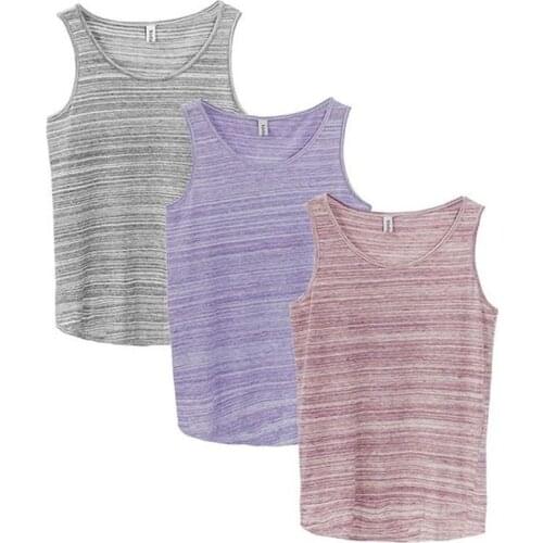 Womens casual Tank Top Sleeveless Plain Loose soft thin tops M30239