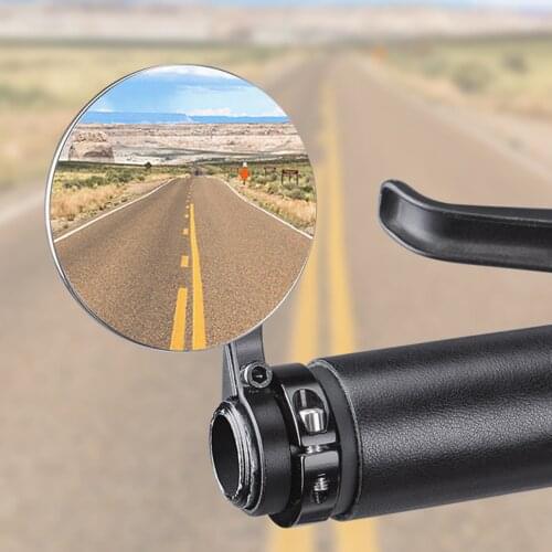 1 Pieces Bicycle Adjustable Rearview Mirror Rearview Handlebar Mirrors Handlebar Back Eye Cycling Rear View Mirrors Accessories