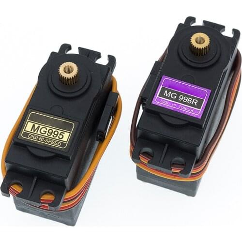 10PCS/LOT MG Servos Digital MG996R MG995 Servo Metal Gear for Futaba JR Car RC Model Helicopter Boat MG995