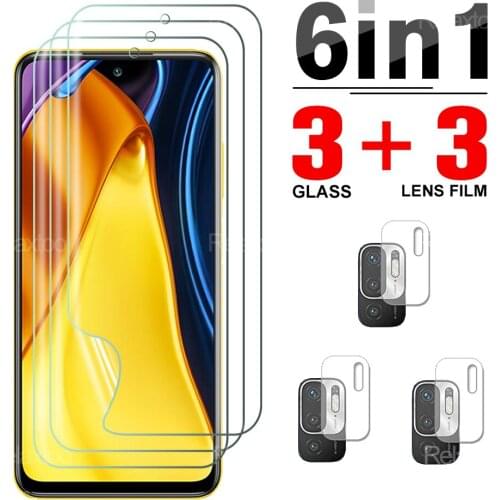 6 In 1 Full Cover Soft Hydrogel Film For Xiaomi Poco M3 Pro 5G Screen Protector Camera Lens Film Not Glass For Poxo Poko M3Pro