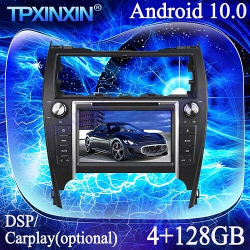 Android 10.0 IPS Carplay PX6 DSP 4G+128G For Toyota Camry 2012-2014 MultimediaTape Recorder GPS Navi Stereo Auto Radio Head Unit