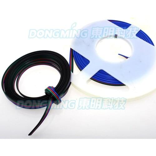 Free Shipping 10Roll, 100M RGB cable connect, RGB 4pin cable, 4pin RGB wire, rgb led accessories