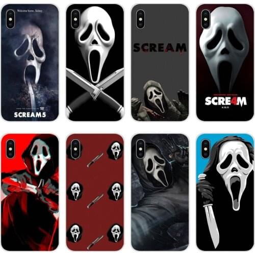For Huawei P8 P9 P10 P20 P30 P40 Lite Pro P Smart Plus 2017 2018 2019 Accessories Phone Cases Covers Ghostface Scream