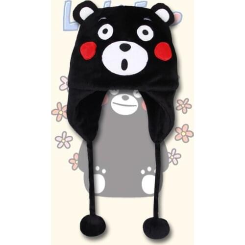 Kumamon Bear Designer Plush Winter Warm Cute Hat Men Women Unisex Cosplay Anime Cartoon Hat Cap Gift