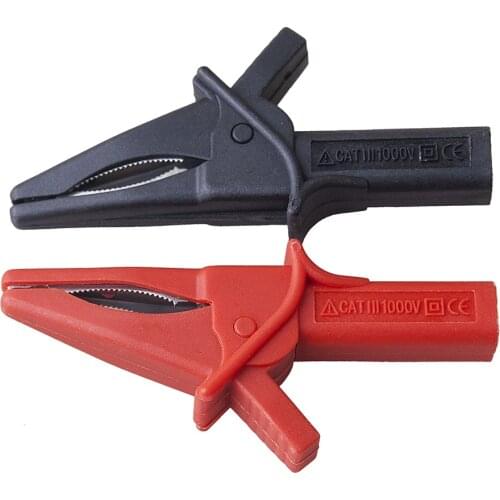 Hantek HT18A 2pcs Large Dolphin Electric Gator Clip For Digital USB Oscilloscope Automotive Tools Accessories