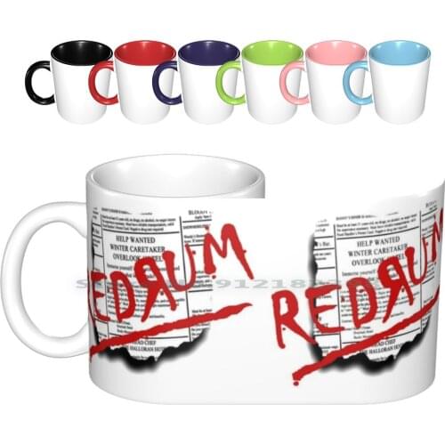 - Redrum ( Murder ) Ceramic Mugs Coffee Cups Milk Tea Mug Shining Overlook Redrum Murder Movie Film Cinema Stanley Kubrick