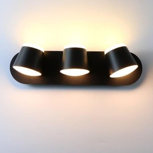 Indoor Wall Light 360 Degrees Rotatable Adjustable LED Aisle Wall Lamp Living Room Hotel Room Bedroom Sconce Lights 8W 16W 24W