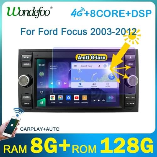 2 din Android 10 Car radio Carplay For Ford Focus 2005- 2007 Multimedia Player autoradio stereo GPS Navigation auto audio 2din