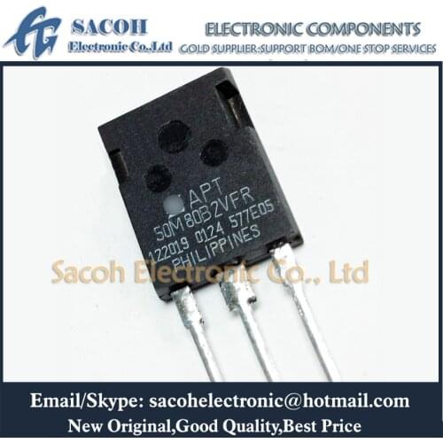 Free Shipping 10Pcs APT50M80B2VFRG APT50M80B2VFR or APT50M80B2VRG APT50M80B2VR TO-247MAX 58A 500V Power MOSFET Transistor