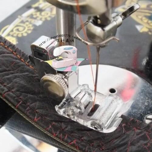 Pedal sewing machine parts butterfly sewing machine replacement pressure foot handle thick leather roller press foot