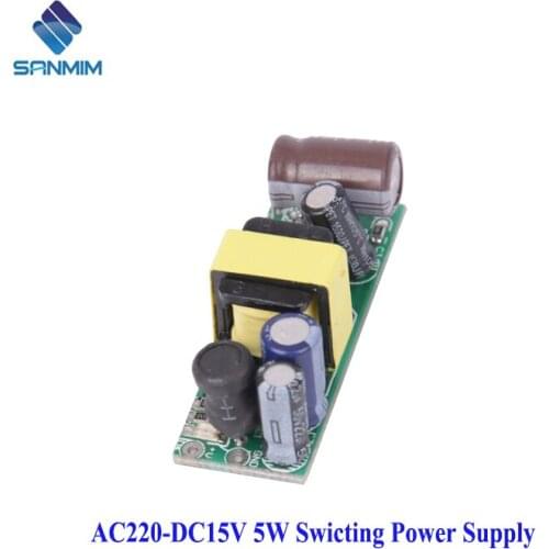 New SANMIM 5W AC-DC 220V to DC15V 0.4A Isolated switching power supply Power module board PLB05A15V 220V to 15V X7758