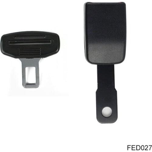 Black Released Push Button Buckle Tongue 21.5mm Seat Belt Buckle (FED027)