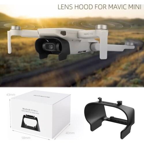 Lens Sun Hood Sunshade Anti-glare Gimbal Protective Cover Lens Sun Hoods Drone Accessories For DJI Mavic Mini Drone Dropshipping