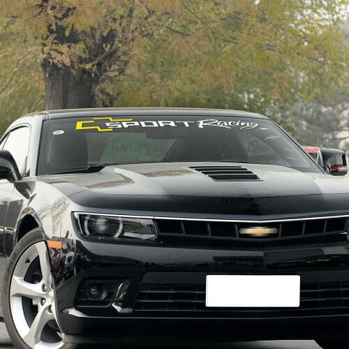 Sport Racing Car Windscreen Windshield Window Sticker Decal for Chevrolet Cruze Captiva Lacetti Aveo Orlando Camaro Accessories