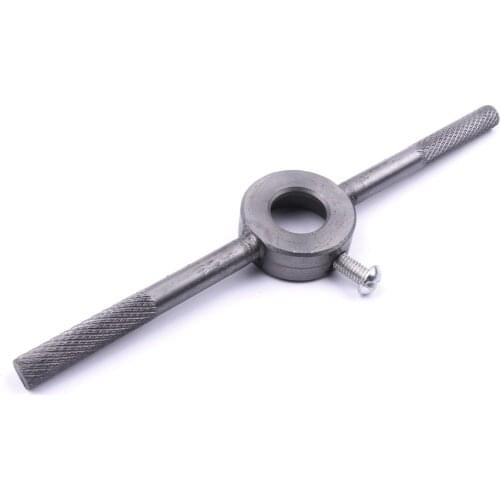 High Quality Silver Color 20mm Die Wrench for M3.5-M6 High Hardness Straight Shank Die Wrench for Metal Threading Tools