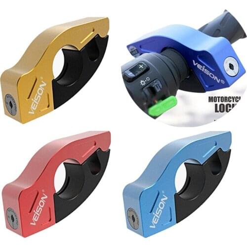 Motorcycle Anti Theft Padlock Security Safety Lock Handlebar Brake Throttle lock for Bike Scooter Moto Autobike