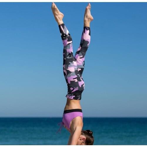 Women High Waist Leggings Hips Push Up Fitness Legging 3D Digital Printed Slim Ankle-Length Pants Sportswear Trousers