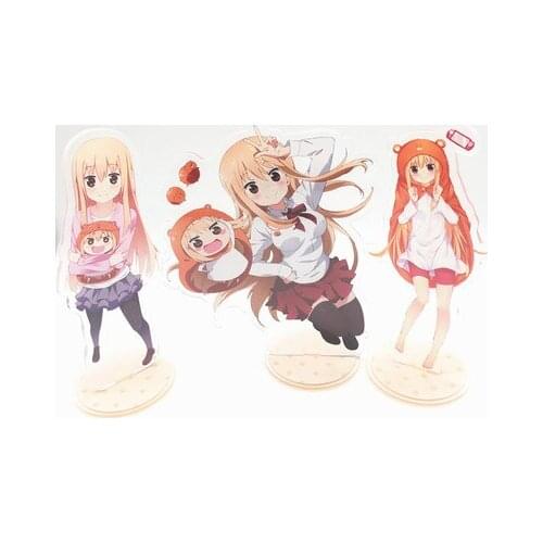 1pcs 15cm Himouto Umaru-chan comic acrylic stand figure model plate holder cake topper anime comic game