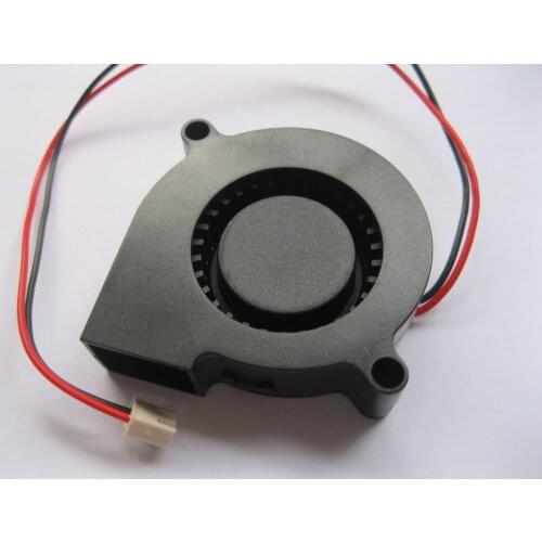 10 pcs Brushless DC Cooling Blower Fan 5015S 12V 2 Wires 50x50x15mm