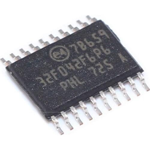 5pcs STM32F042F6P6 MCU 32-bit ARM Cortex M0 RISC 32KB Flash TSSOP-20