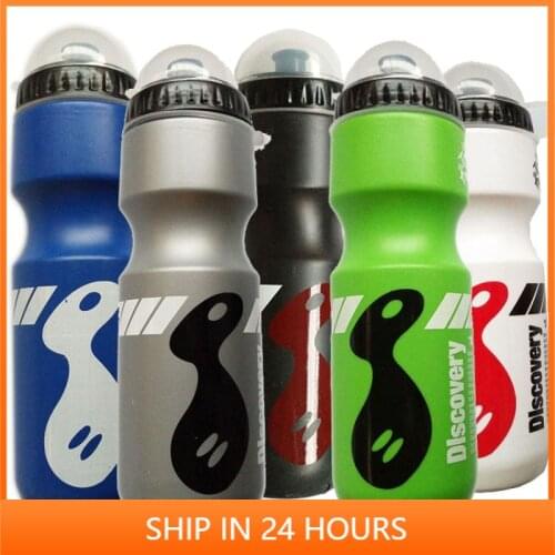 750ML Mountain Bike Bicycle Cycling Water Drink Bottle+Holder Cage Outdoor Sports Plastic Portable Kettle Water Bottle Drinkware