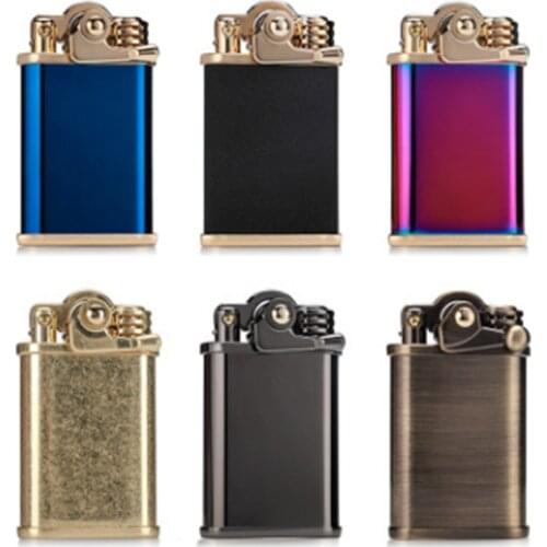 ZORRO Rocker Arm Gasoline Lighter Windproof Creative Retro Flint Grinding Wheel High Efficient Ignition Cigarettes Accessories