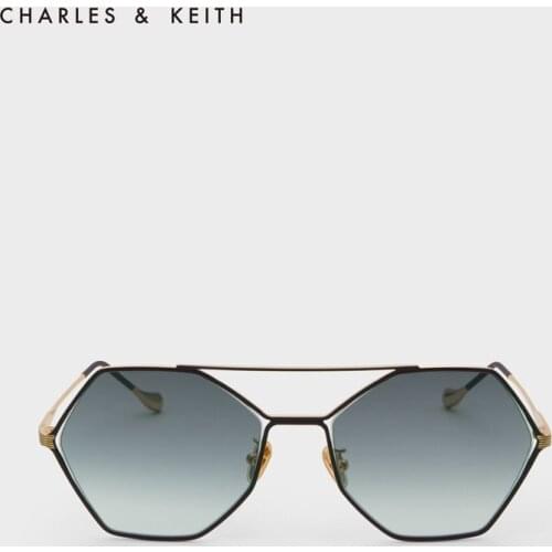 CHARLES&KEITH New Arrival for Winter 2020CK3-81280424Womens sunglasses fashion modern style polygonal sunglasses