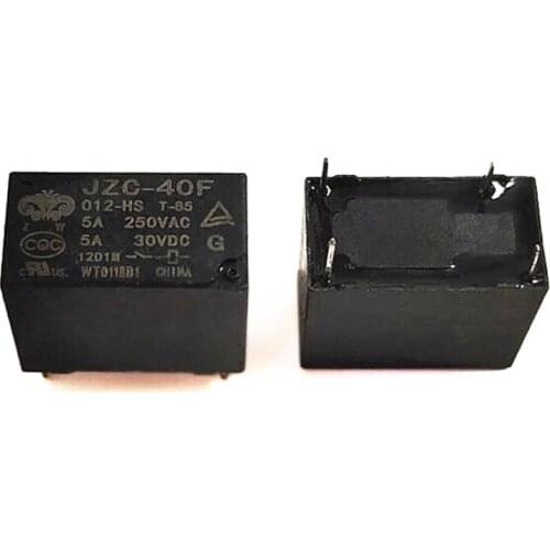 HOT NEW JZC-40F 012-HS JZC 40F 012 HS JZC40F012HS JZC-40F-012-HS 12VDC DC12V 12V 5A 4PIN