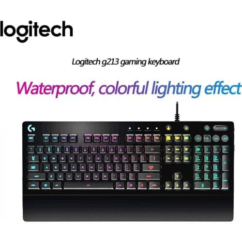 Logitech G213 Prodigy Gaming Keyboard, RGB Backlit Keys, Spill-Resistant, Customizable Keys, Dedicated Multi-Media Keys, QWERTZ