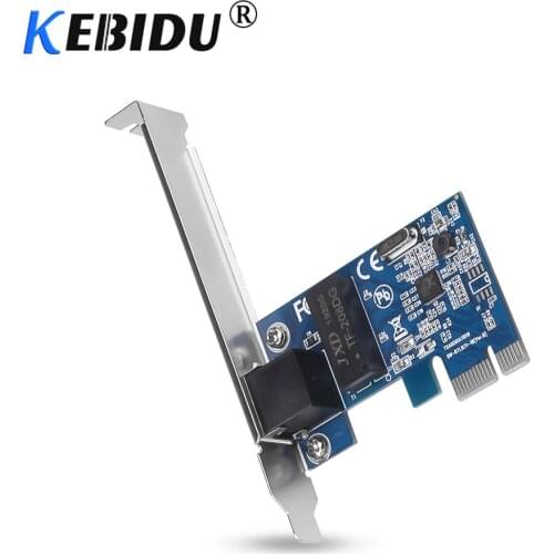 Kebidu PCI Express PCI-E Network Card 1000Mbps Gigabit Ethernet 10/100/1000M RJ-45 LAN Adapter Converter Network Controller