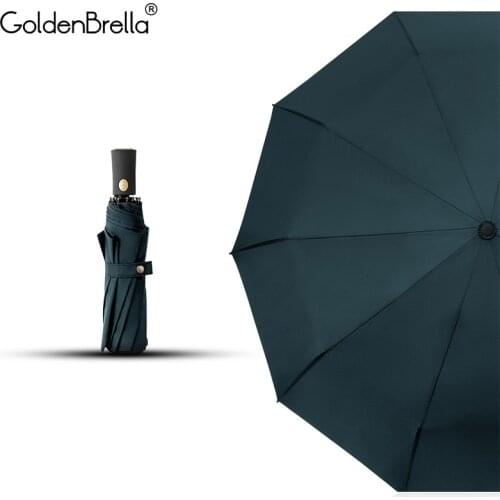 Classic Quality Umbrella For Men Strong Wind Resistance Business Automatic Folding Umbrella Rainy Sunny Travel Women Umbrella