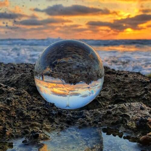 Magic Crystal Ball Optical Prism Crystal Ball Optical Glass Reflective Spheres Wedding Decoration Christmas Gifts