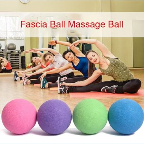 TPE Lacrosse Ball Sports Muscle Relax Fatigue Roller Gym Fitness Massage Therapy Trigger Point Body Yoga Exercise ball